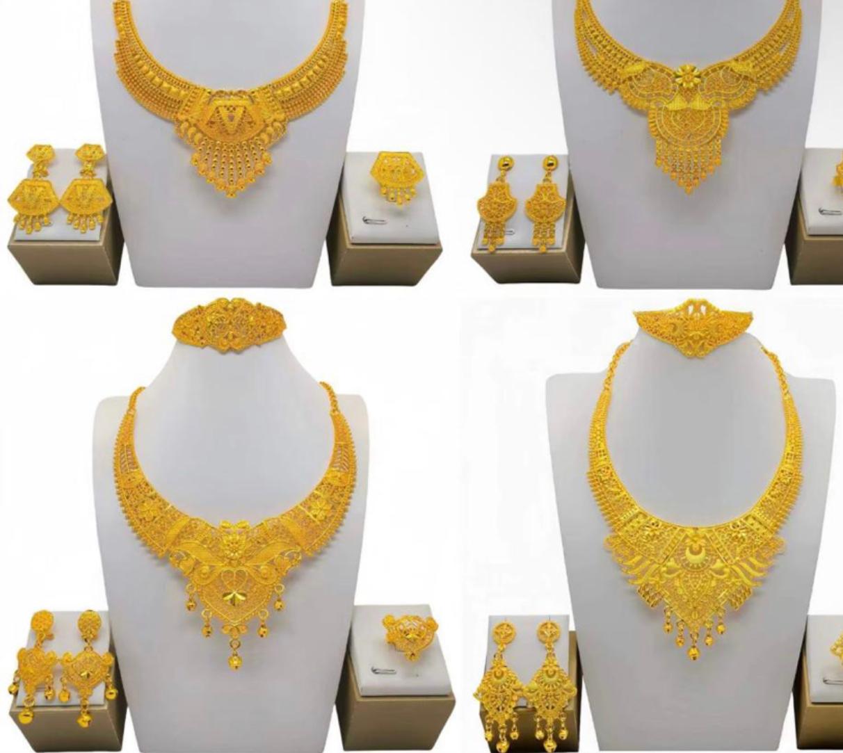 Luxury gold jewelry